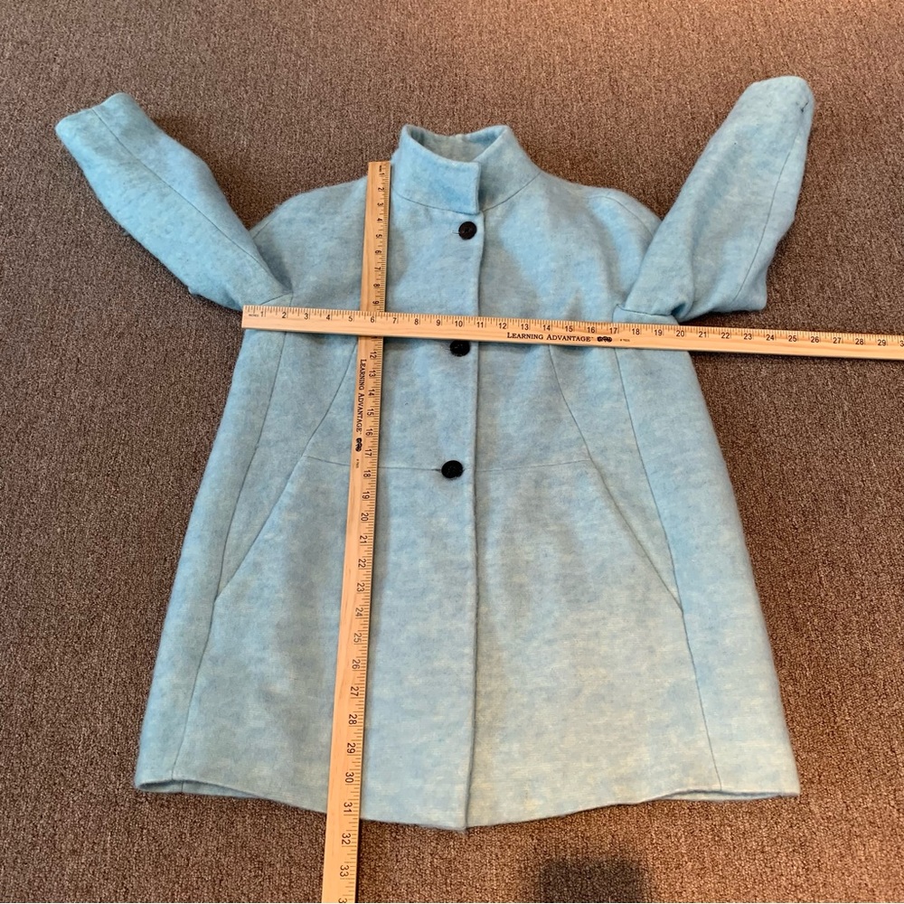 Zara Basic Three Button Turquoise Women’s Jacket … - image 6